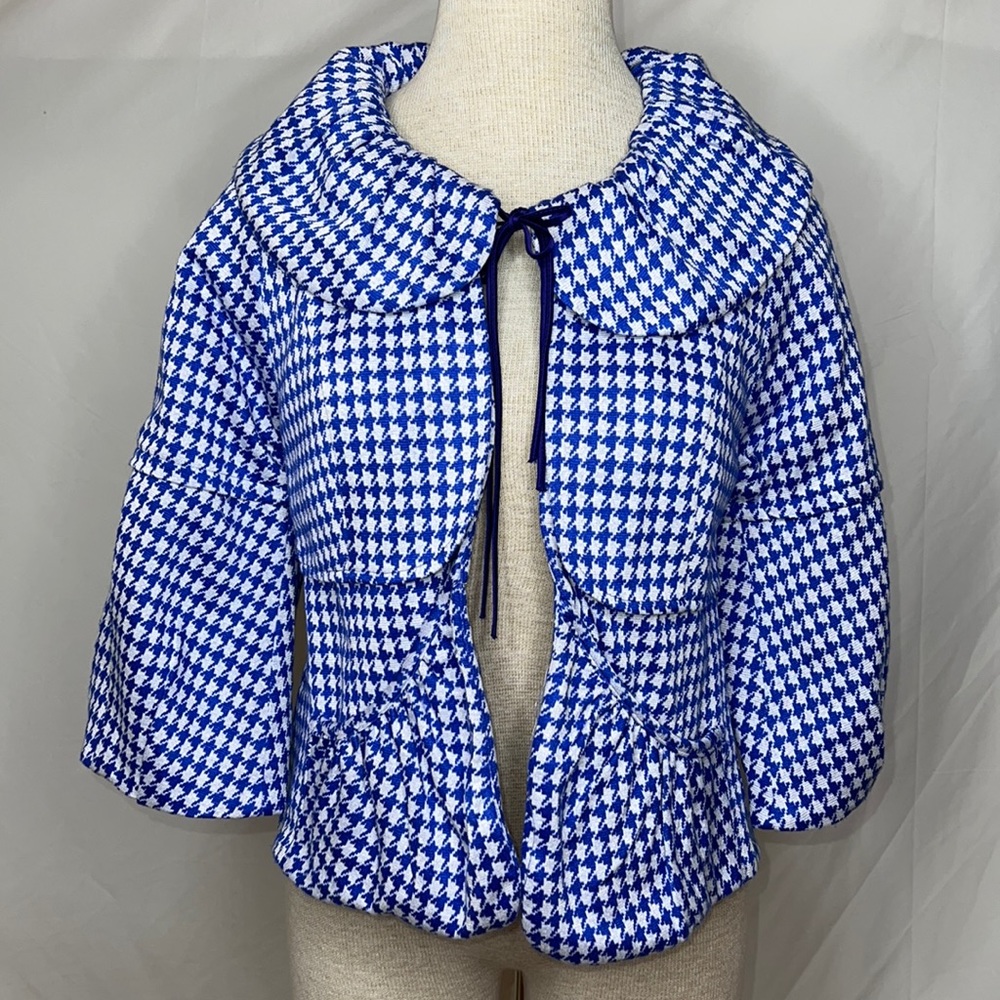 🔹 Voom by Joy Han Houndstooth Jacket